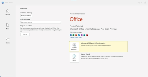 Microsoft Office 2024